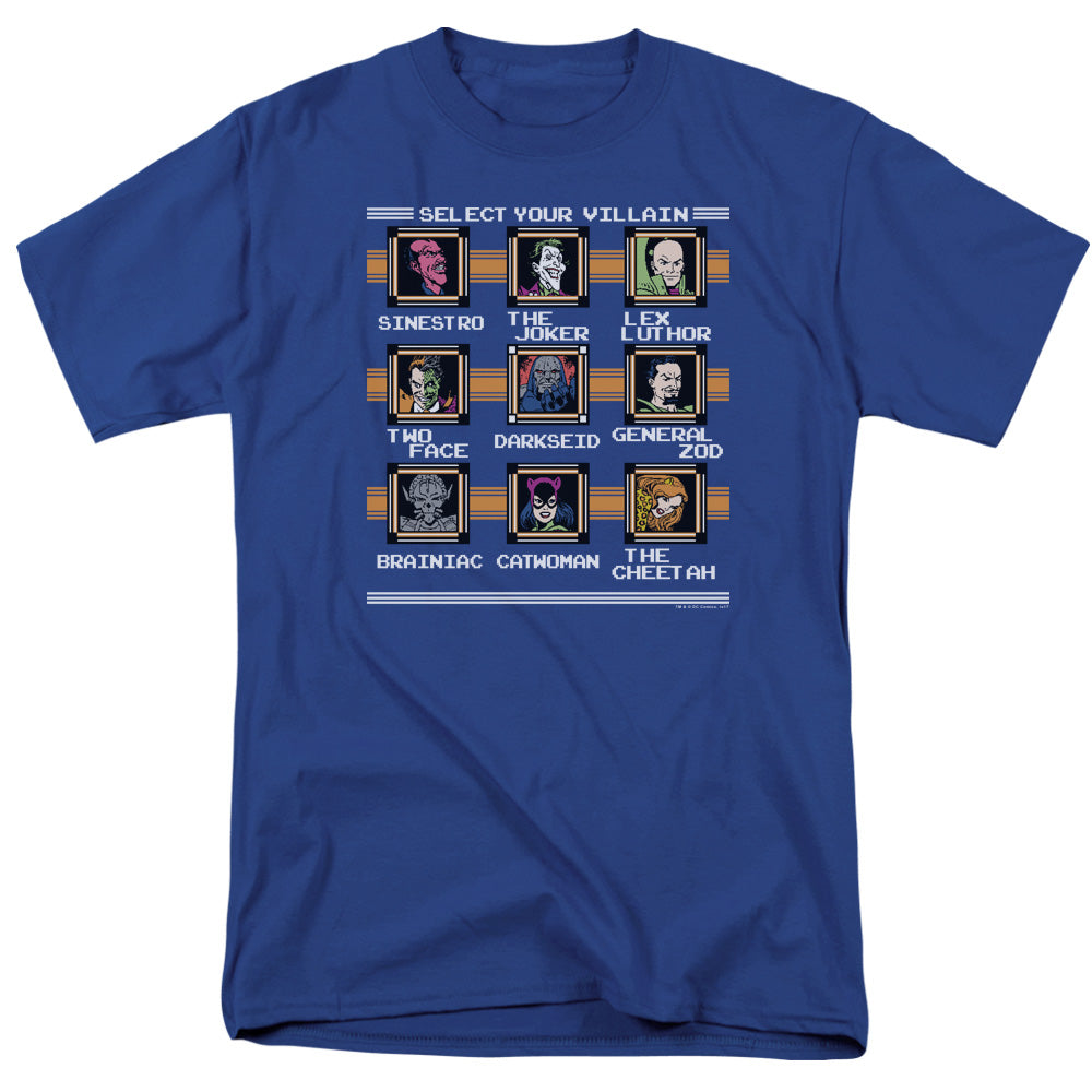 Dc Stage Select Mens T Shirt Royal Blue Officially Licensed