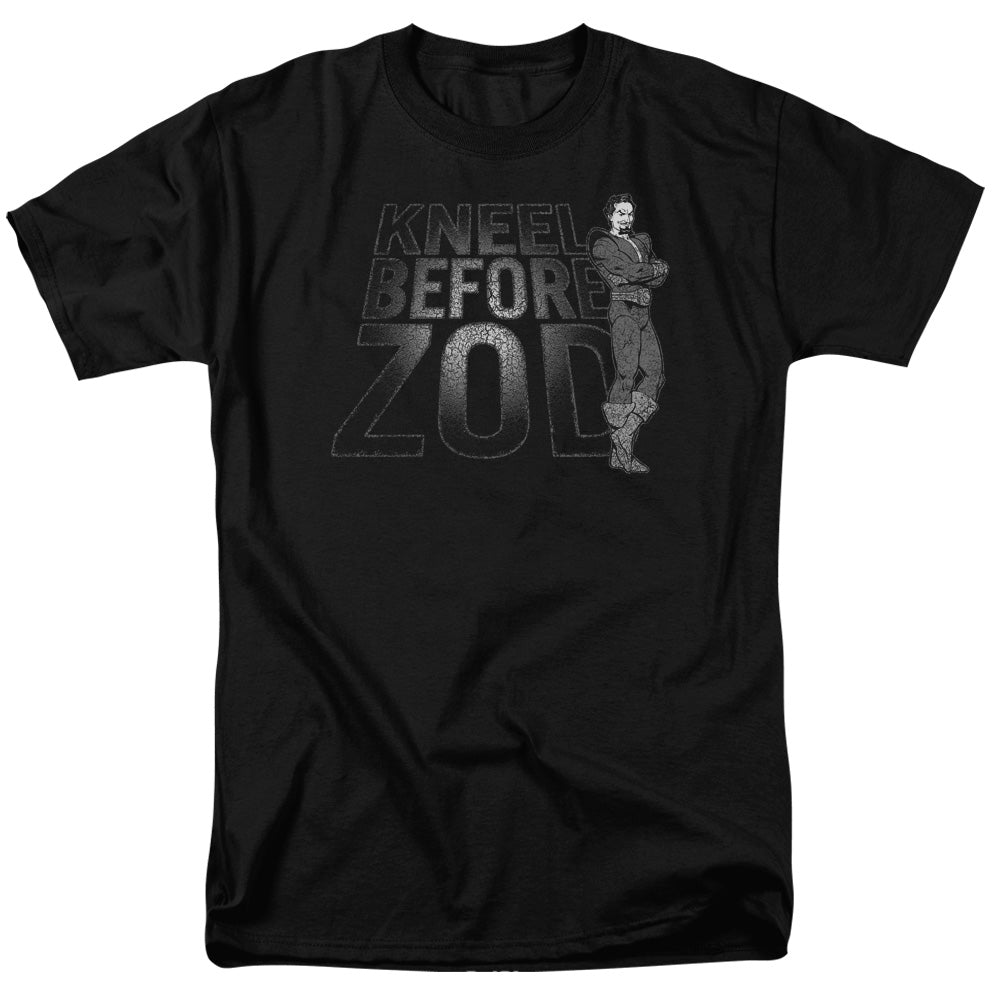 Dc Kneel Zod Mens T Shirt Black Officially Licensed