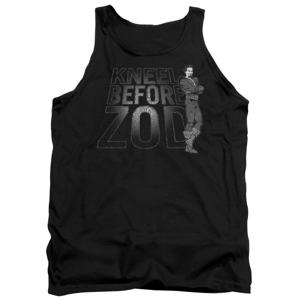 Dc Kneel Zod Mens Tank Top Shirt Black Officially Licensed