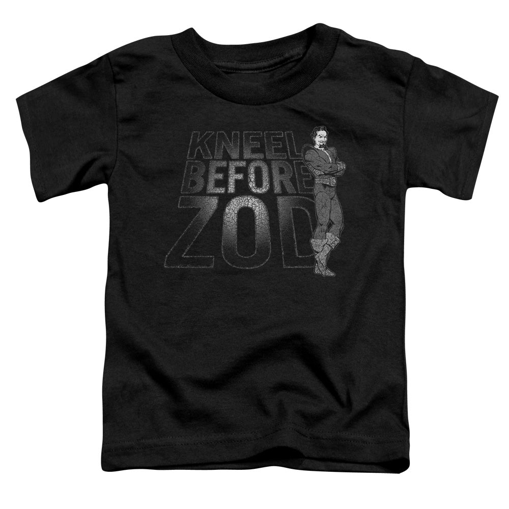 DC Comics Kneel Zod Toddler Kids Youth T Shirt Black Officially Licensed
