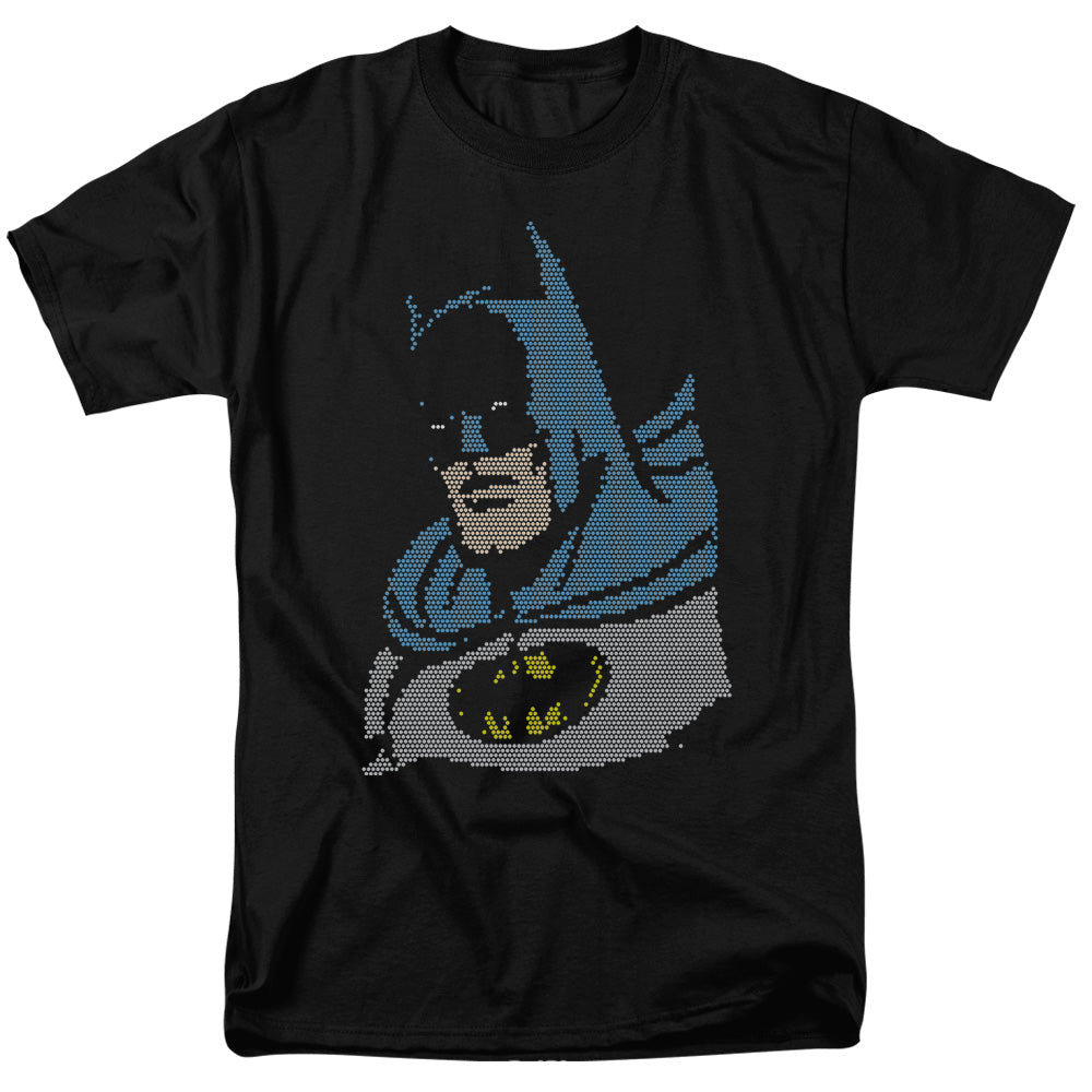 DC Comics Lite Brite Batman Mens T Shirt Black Officially Licensed