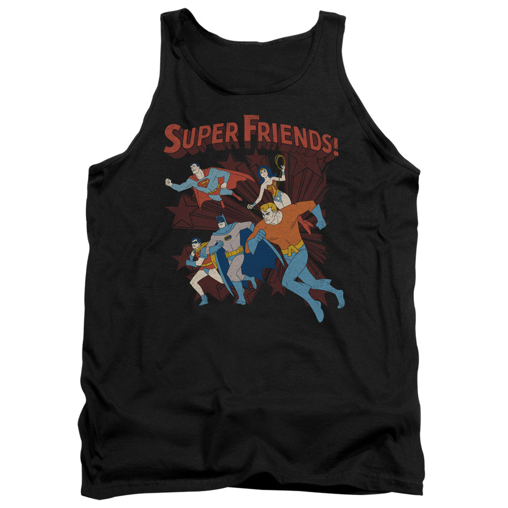DC Comics Super Running Mens Tank Top Shirt Black Officially Licensed