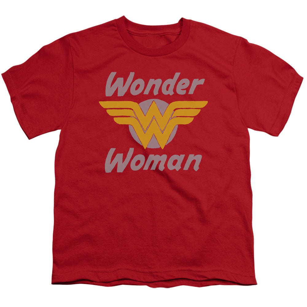 DC Comics Wonder Wings Kids Youth T Shirt Red Officially Licensed