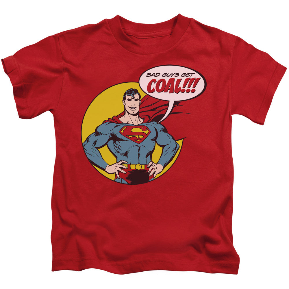 DC Comics Coal Juvenile Kids Youth T Shirt Red Officially Licensed