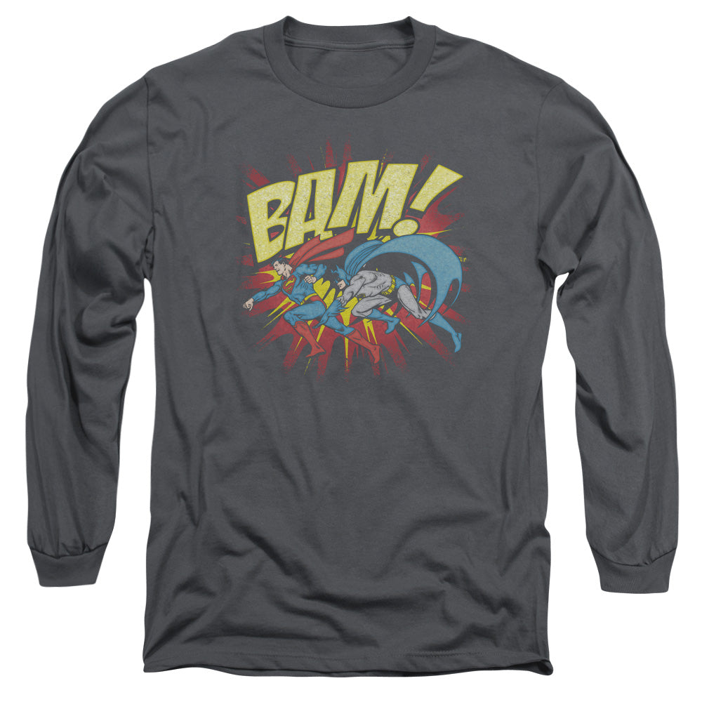 Dc Bam Mens Long Sleeve Shirt Charcoal Officially Licensed