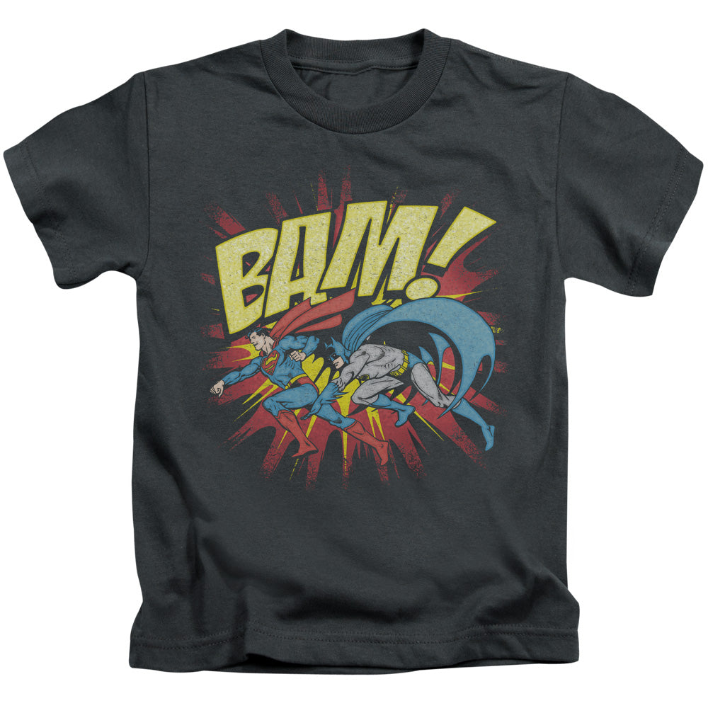 DC Comics Bam Juvenile Kids Youth T Shirt Charcoal Officially Licensed