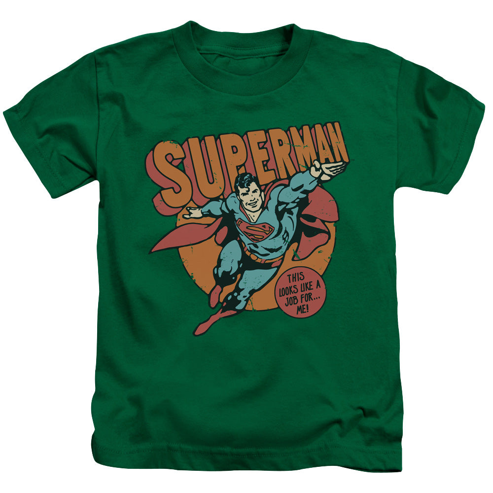 DC Comics Job for Me Juvenile Kids Youth T Shirt Kelly Green Officially Licensed