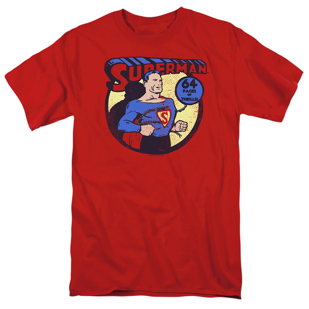 Dc Superman 64 Mens T Shirt Red Officially Licensed