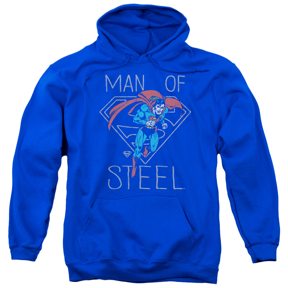 DC Comics Hardened Heart Mens Hoodie Royal Blue Officially Licensed