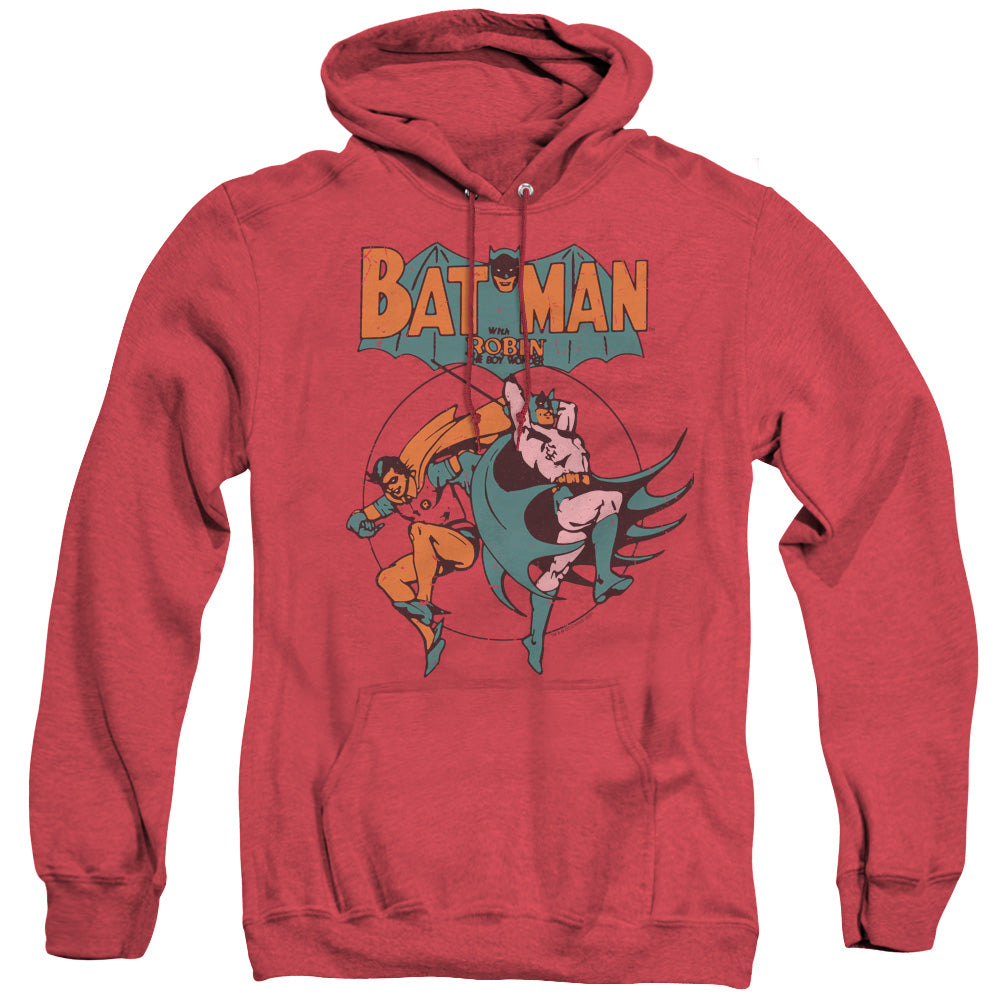 DC Comics Starling Shock Heather Mens Hoodie Red Officially Licensed
