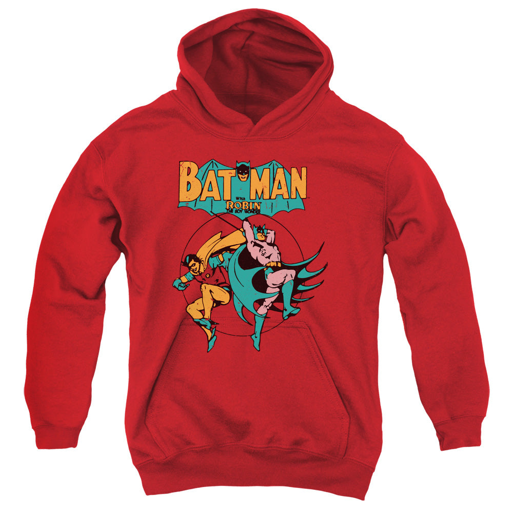 DC Comics Starling Shock Kids Youth Hoodie Red Officially Licensed