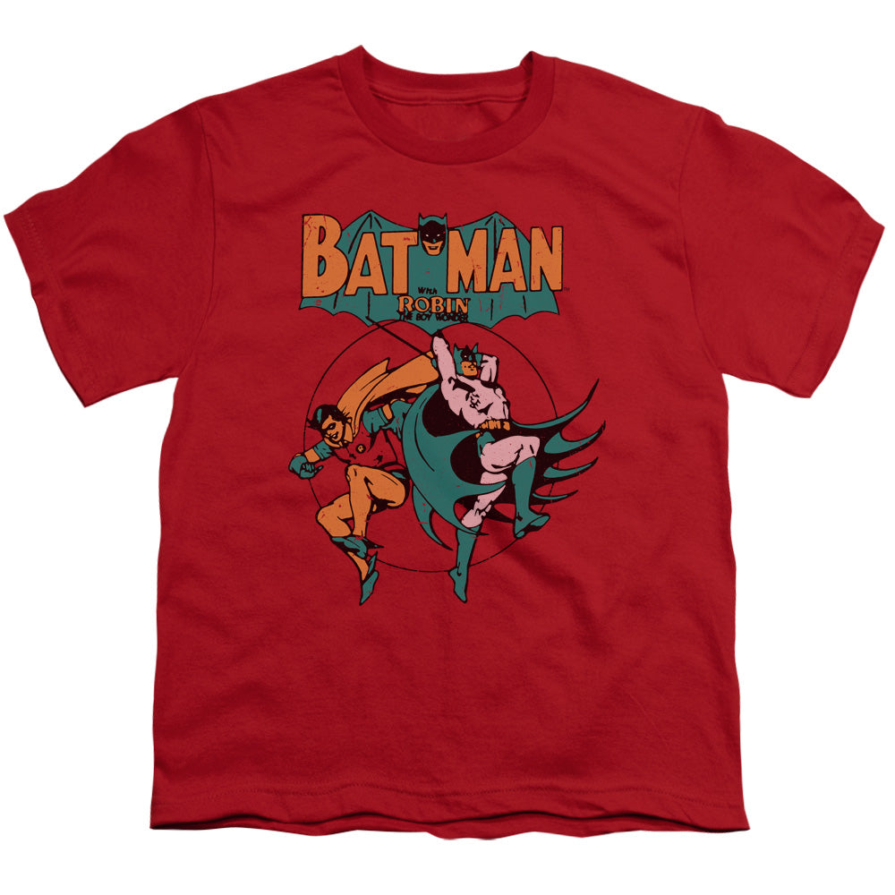 DC Comics Starling Shock Kids Youth T Shirt Red Officially Licensed