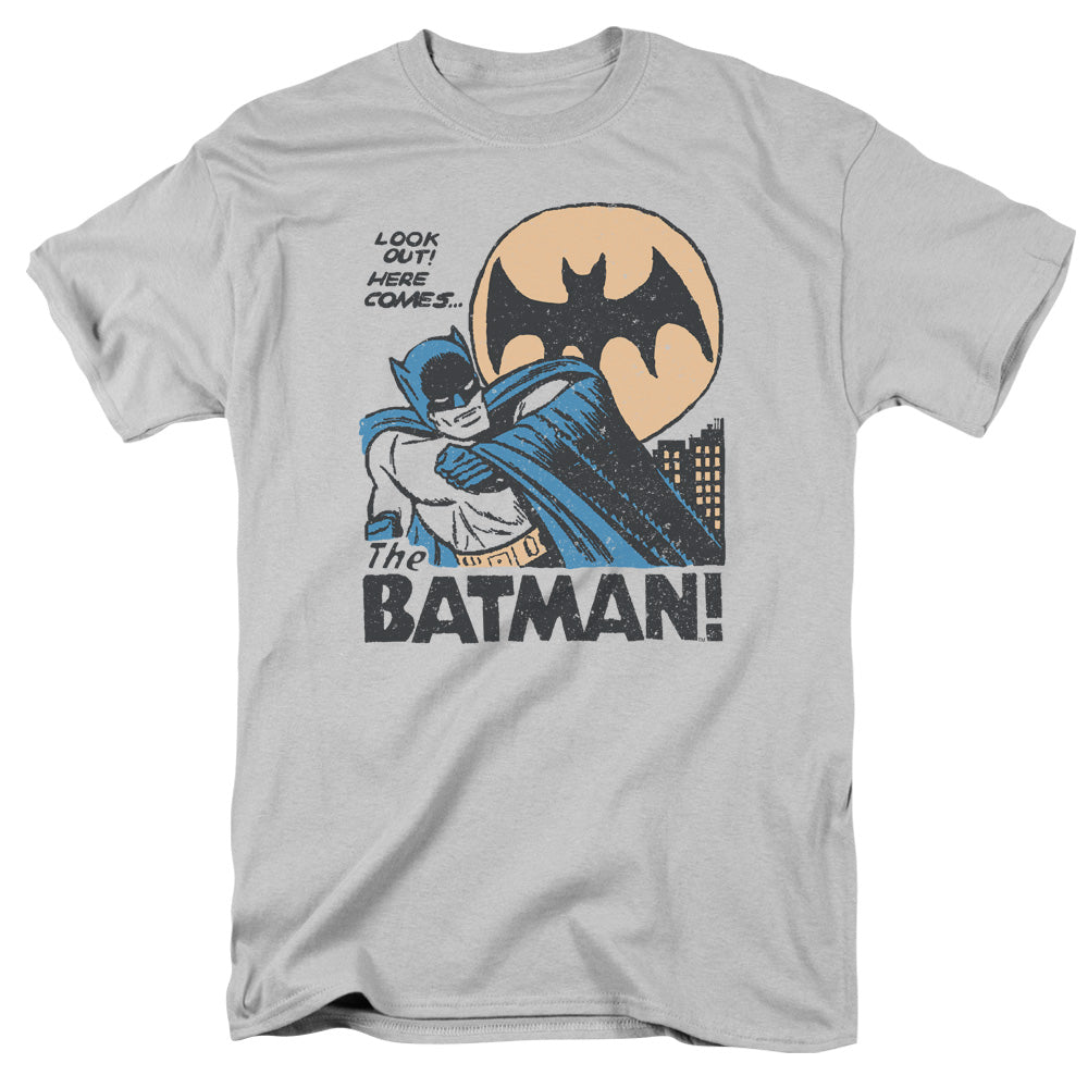 Dc Look Out Mens T Shirt Silver Officially Licensed