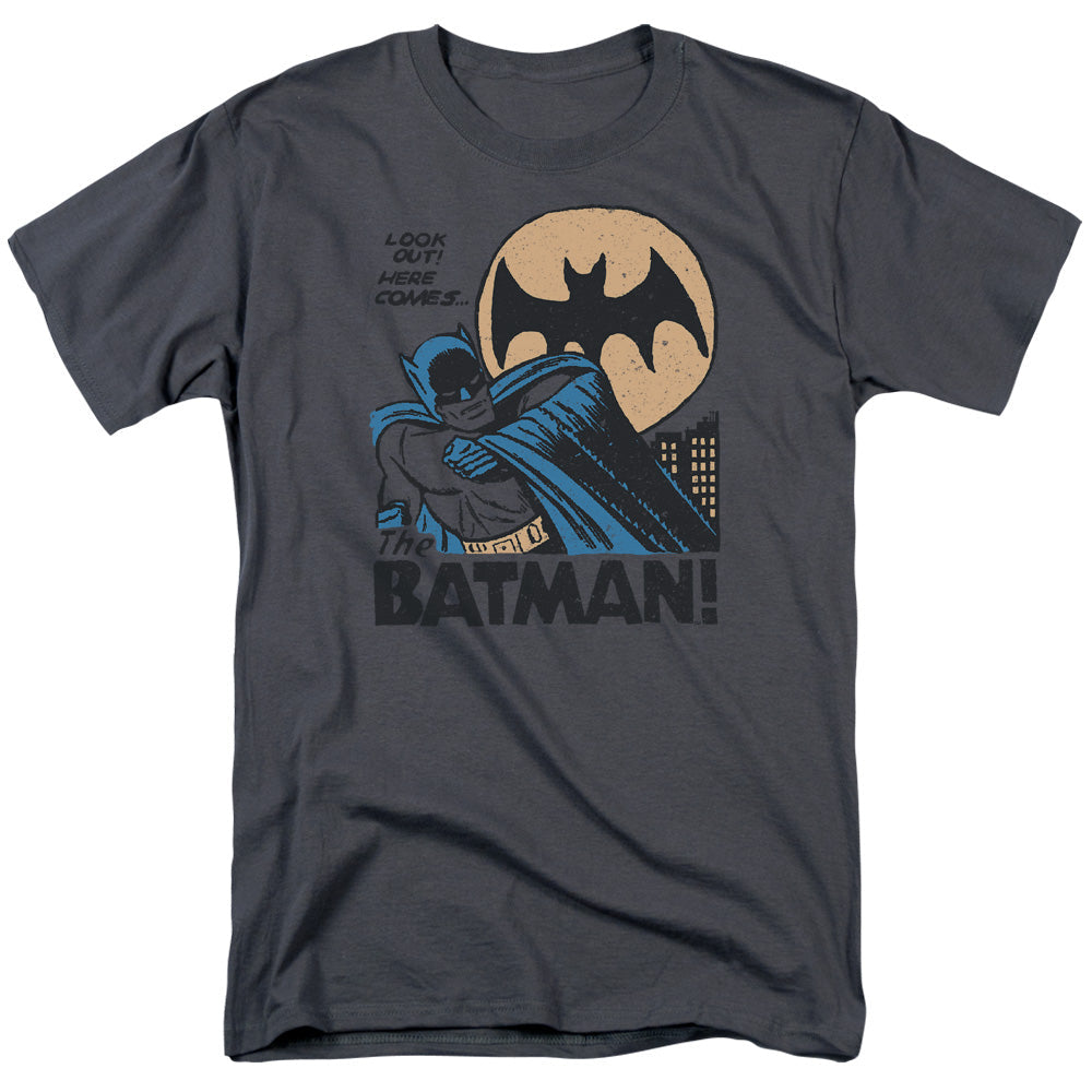 Dc Look Out Mens T Shirt Charcoal Officially Licensed