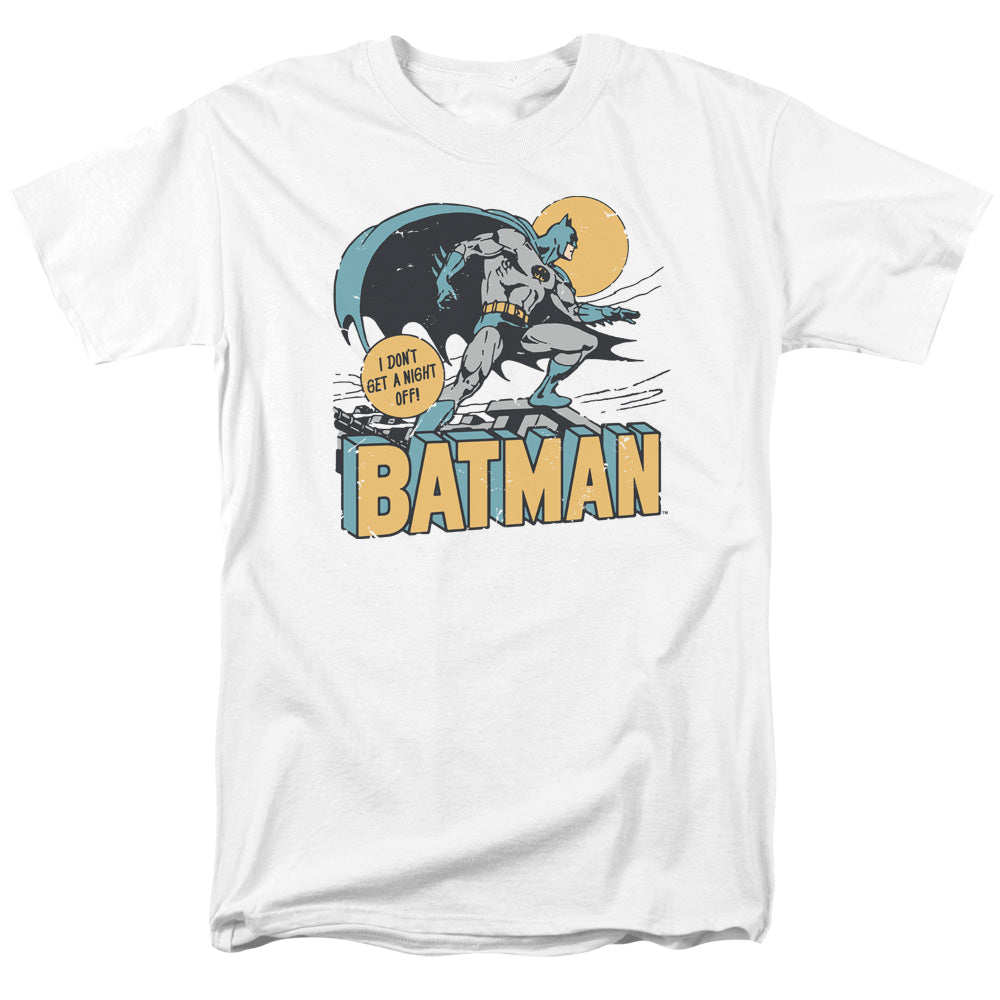 Dc Night Off Mens T Shirt White Officially Licensed