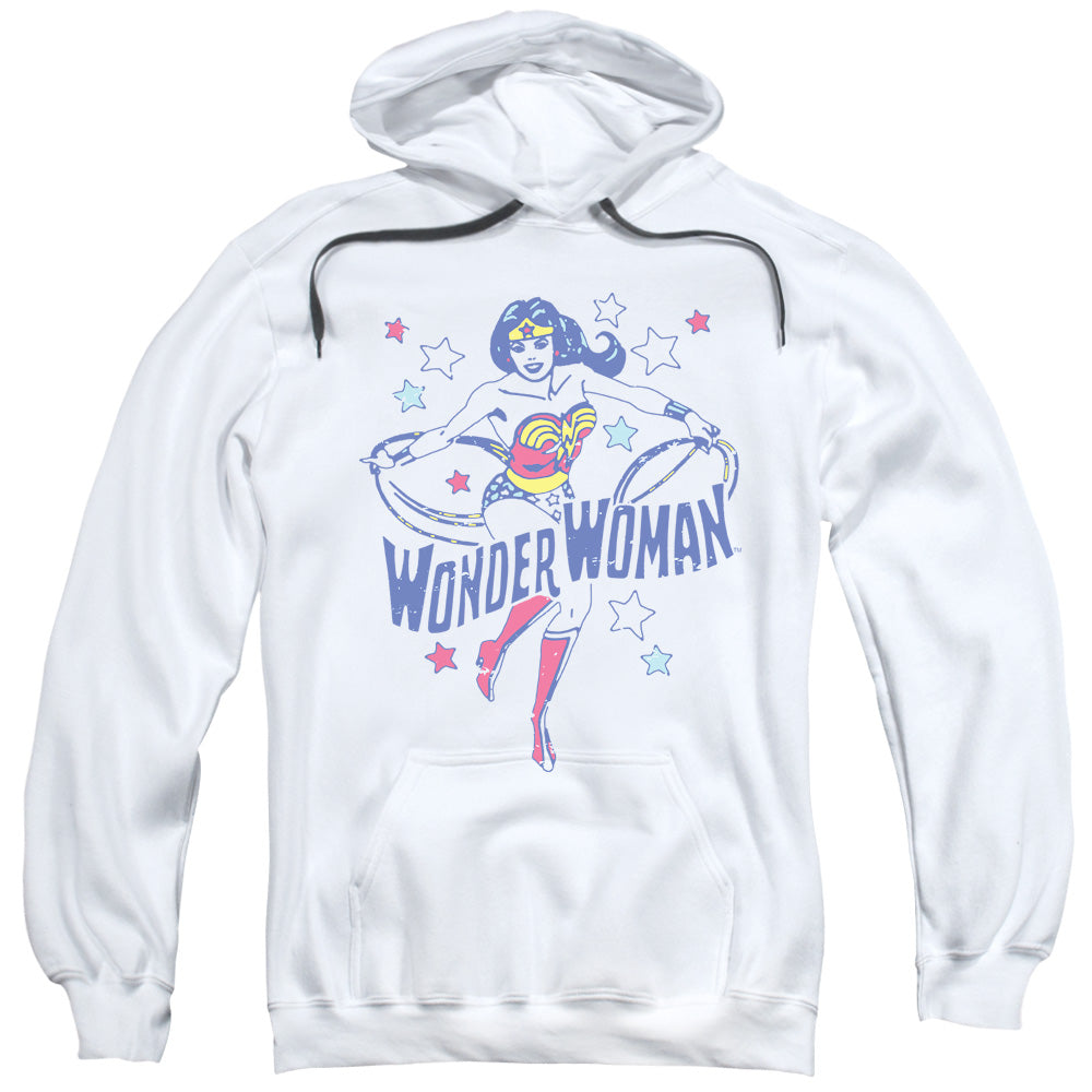 DC Comics Wonder Stars Mens Hoodie White Officially Licensed
