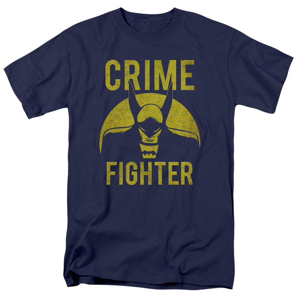 DC Comics Fight Crime Mens T Shirt Navy Blue Officially Licensed
