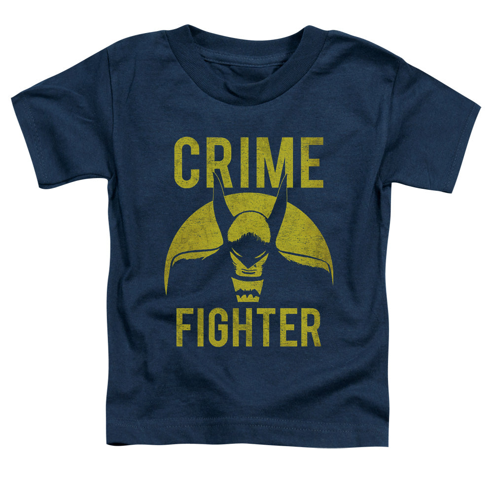 DC Comics Fight Crime Toddler Kids Youth T Shirt Navy Blue Officially Licensed