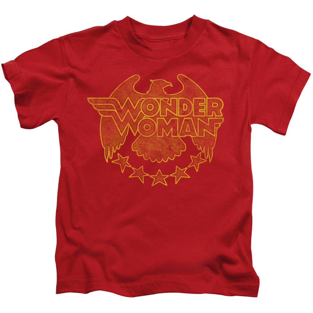 DC Comics Wonder Eagle Juvenile Kids Youth T Shirt Red Officially Licensed