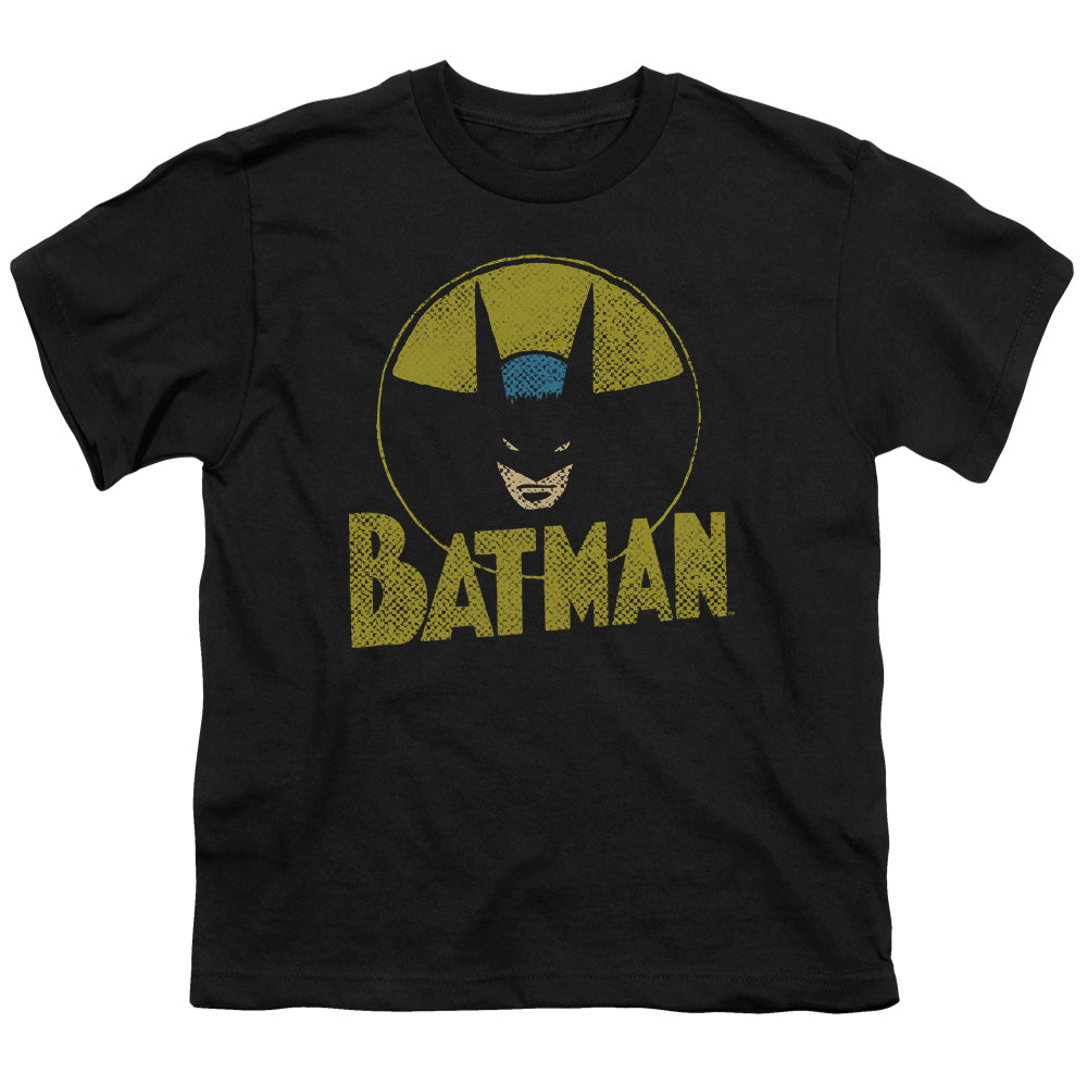 DC Comics Circle Bat Kids Youth T Shirt Black Officially Licensed