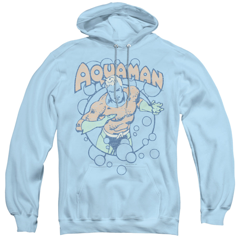 DC Comics Bubbles Mens Hoodie Light Blue Officially Licensed