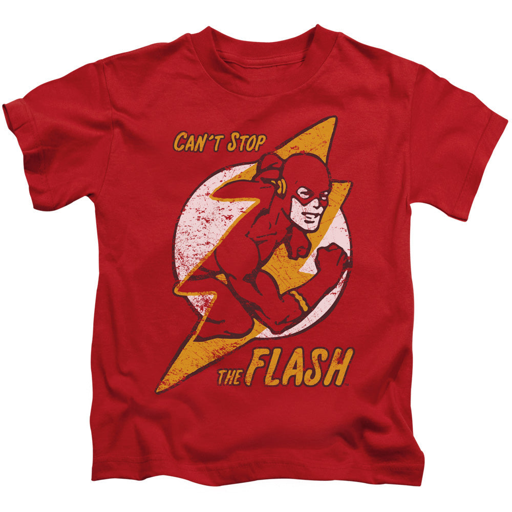 DC Comics Flash Flash Bolt Juvenile Kids Youth T Shirt Red Officially Licensed
