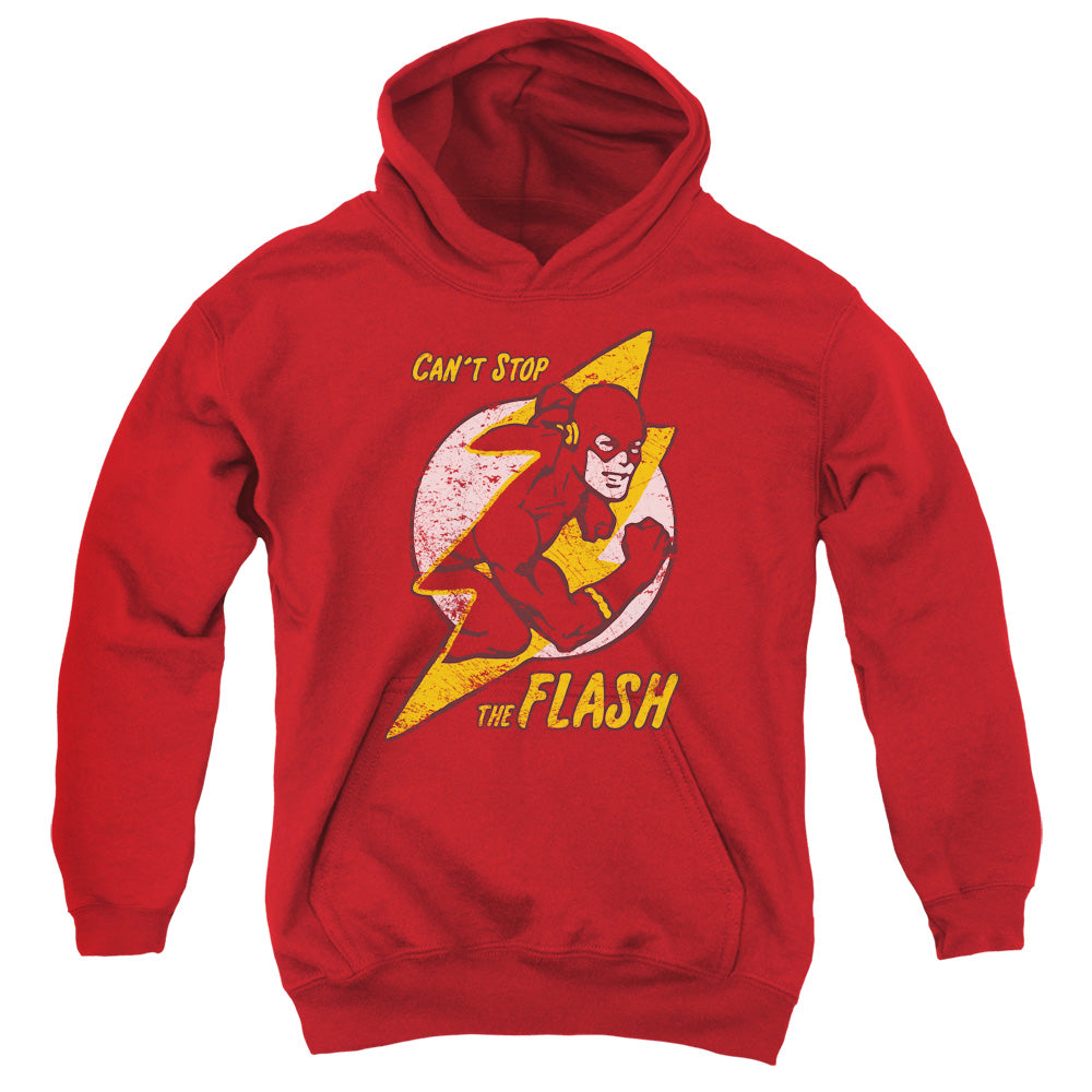 DC Comics Flash Flash Bolt Kids Youth Hoodie Red Officially Licensed