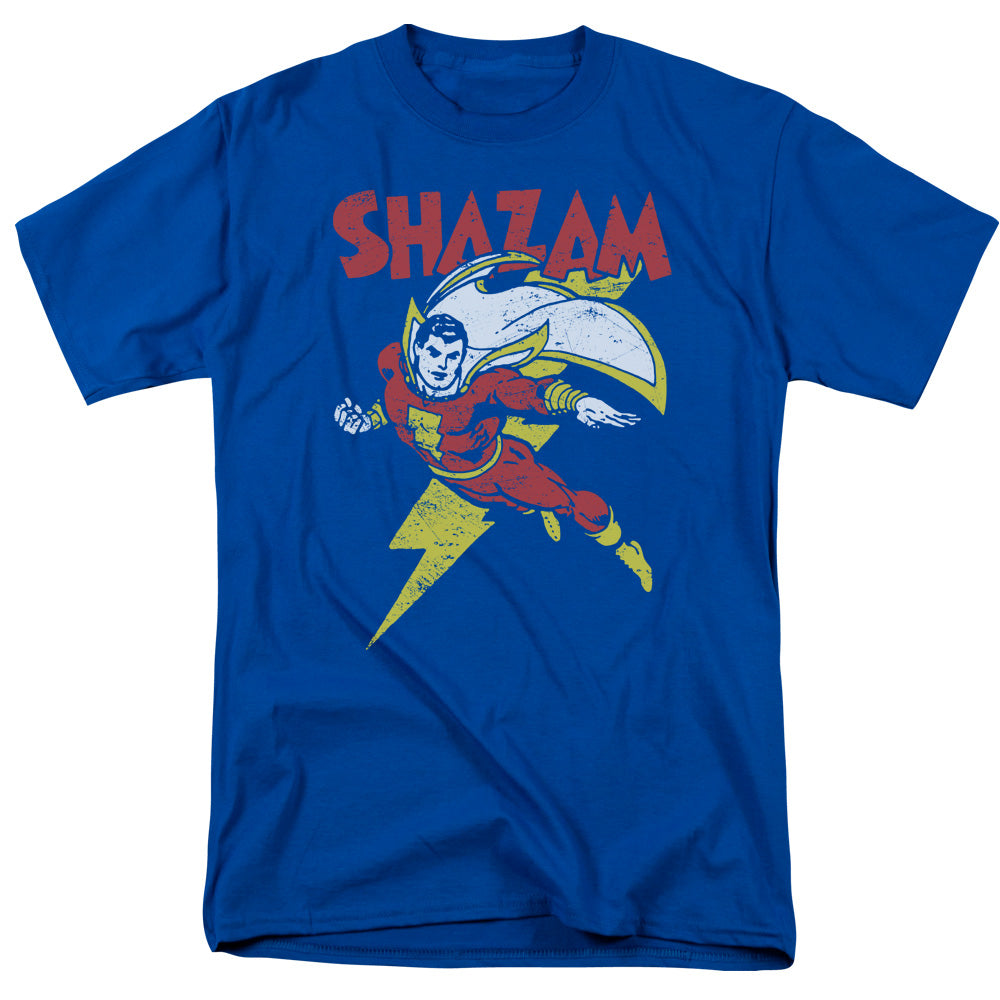 DC Comics Lets Fly Mens T Shirt Royal Blue Officially Licensed