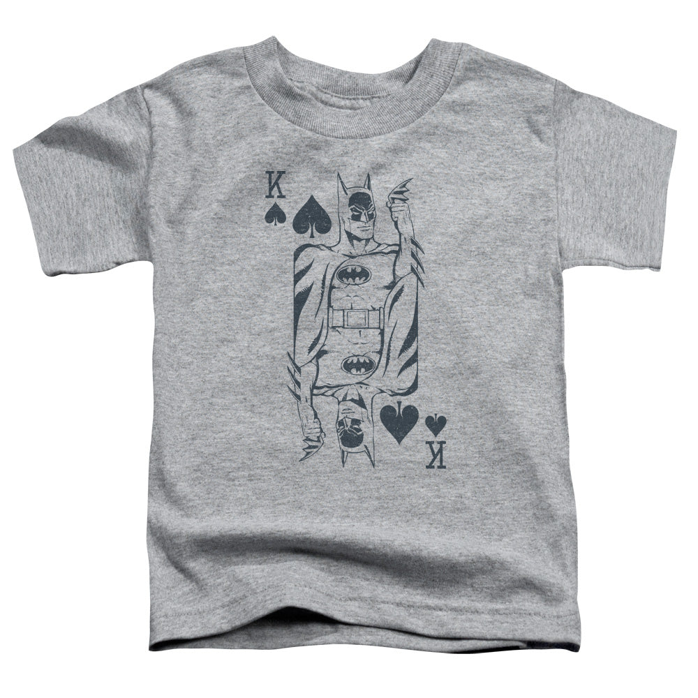DC Comics Bat Card Toddler Kids Youth T Shirt Athletic Heather Officially Licensed