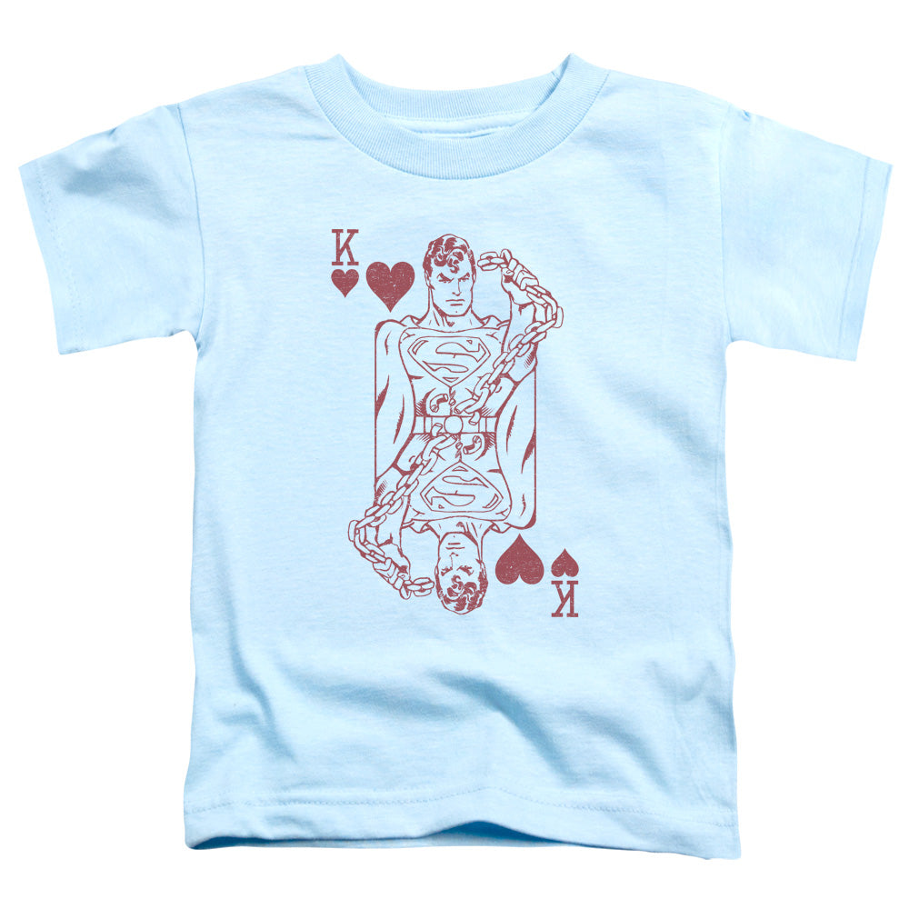 DC Comics Super Card Toddler Kids Youth T Shirt Light Blue Officially Licensed
