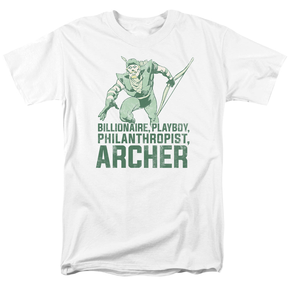Dc Archer Mens T Shirt White Officially Licensed