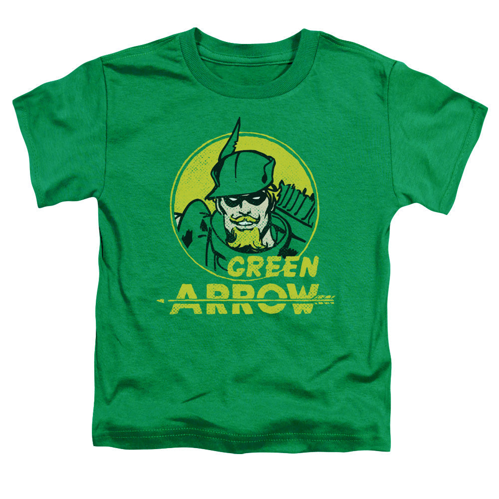 DC Comics Archer Circle Toddler Kids Youth T Shirt Kelly Green Officially Licensed