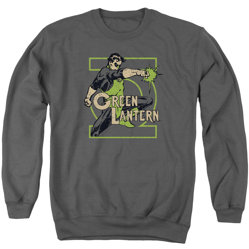 DC Comics Ring Power Mens Crewneck Sweatshirt Charcoal Officially Licensed
