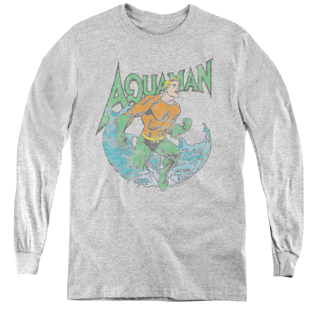 DC Comics Marco Long Sleeve Kids Youth T Shirt Athletic Heather Officially Licensed