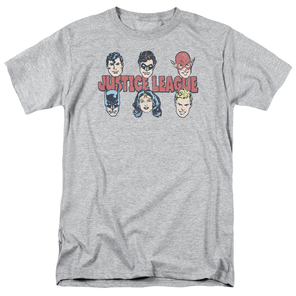 Dc Justice Lineup Mens T Shirt Athletic Heather Officially Licensed
