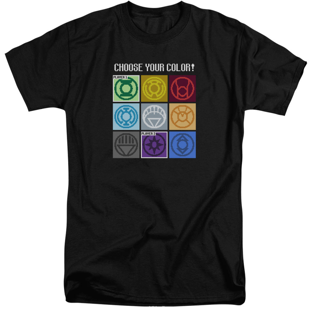 DC Comics Choose Your Color Mens Tall T Shirt Adult Tall Black Officially Licensed