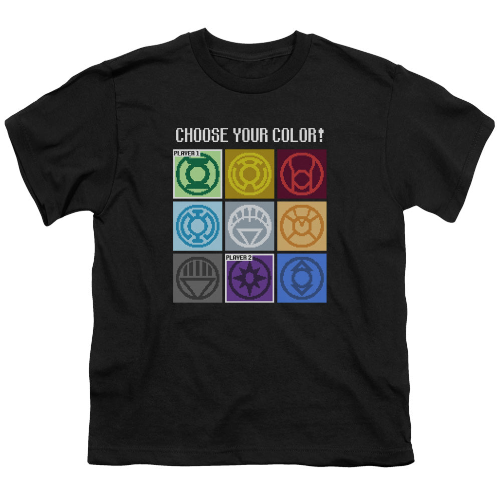 DC Comics Choose Your Color Kids Youth T Shirt Black Officially Licensed