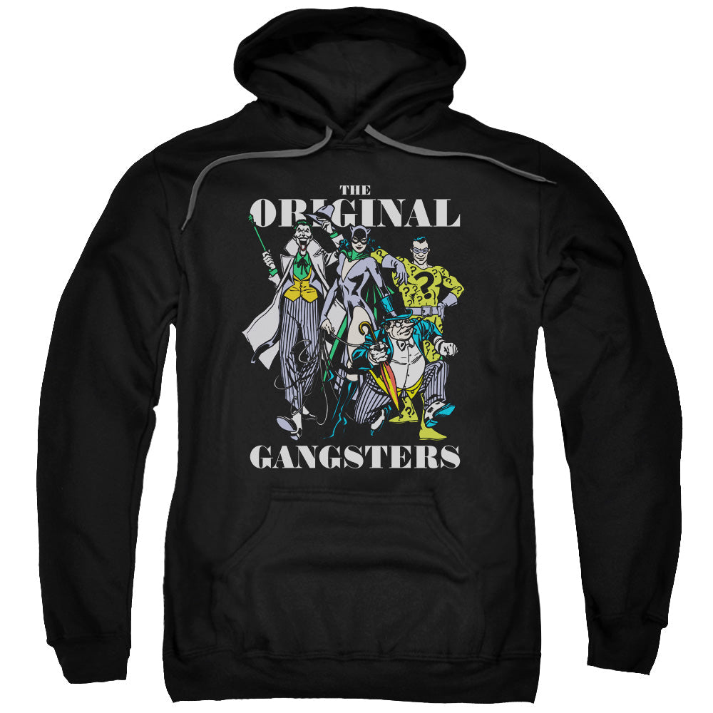 DC Comics Original Gangsters Mens Hoodie Black Officially Licensed