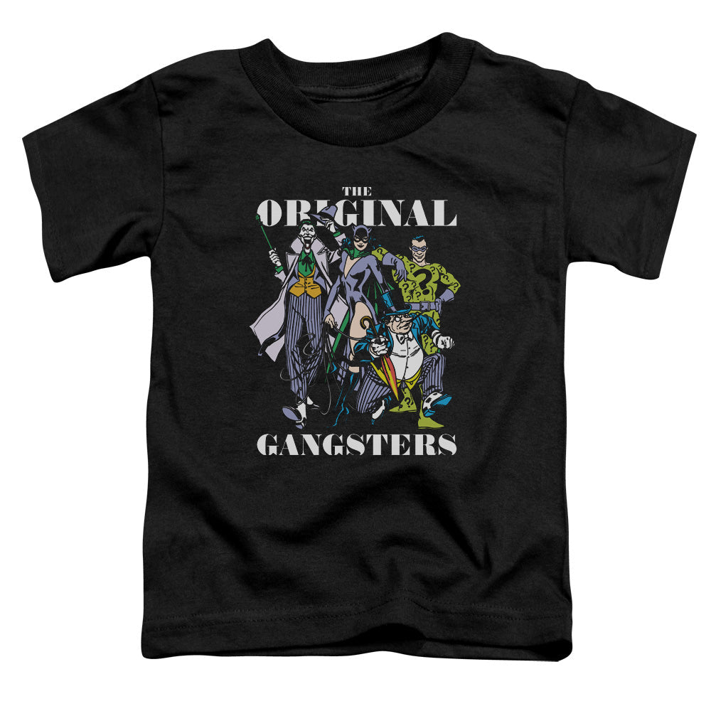 DC Comics Original Gangsters Toddler Kids Youth T Shirt Black Officially Licensed