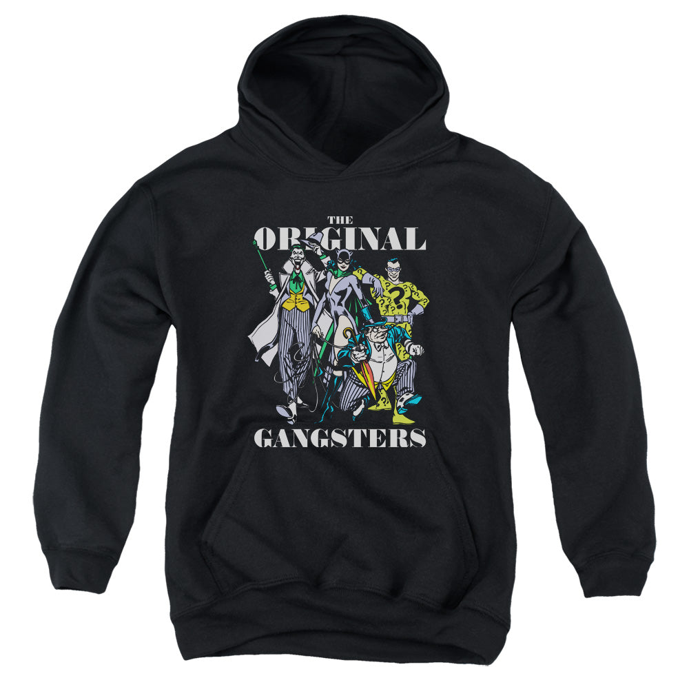 DC Comics Original Gangsters Kids Youth Hoodie Black Officially Licensed