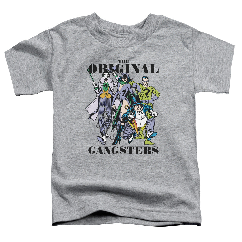 DC Comics Original Gangsters Toddler Kids Youth T Shirt Athletic Heather Officially Licensed