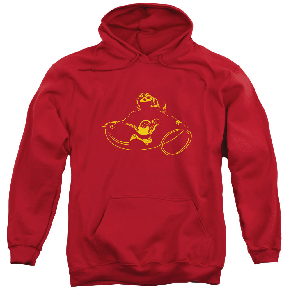 DC Comics Wonder Min Mens Hoodie Red Officially Licensed