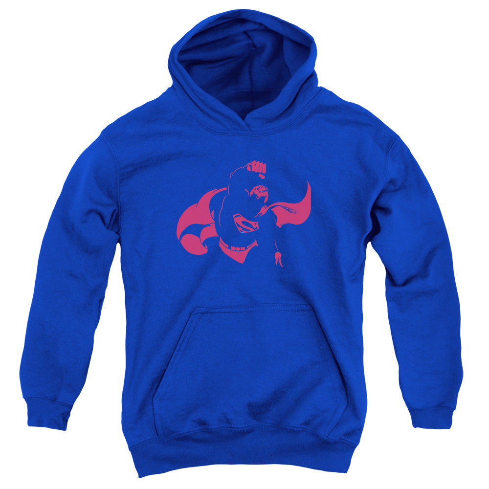 DC Comics Super Min Kids Youth Hoodie Royal Blue Officially Licensed