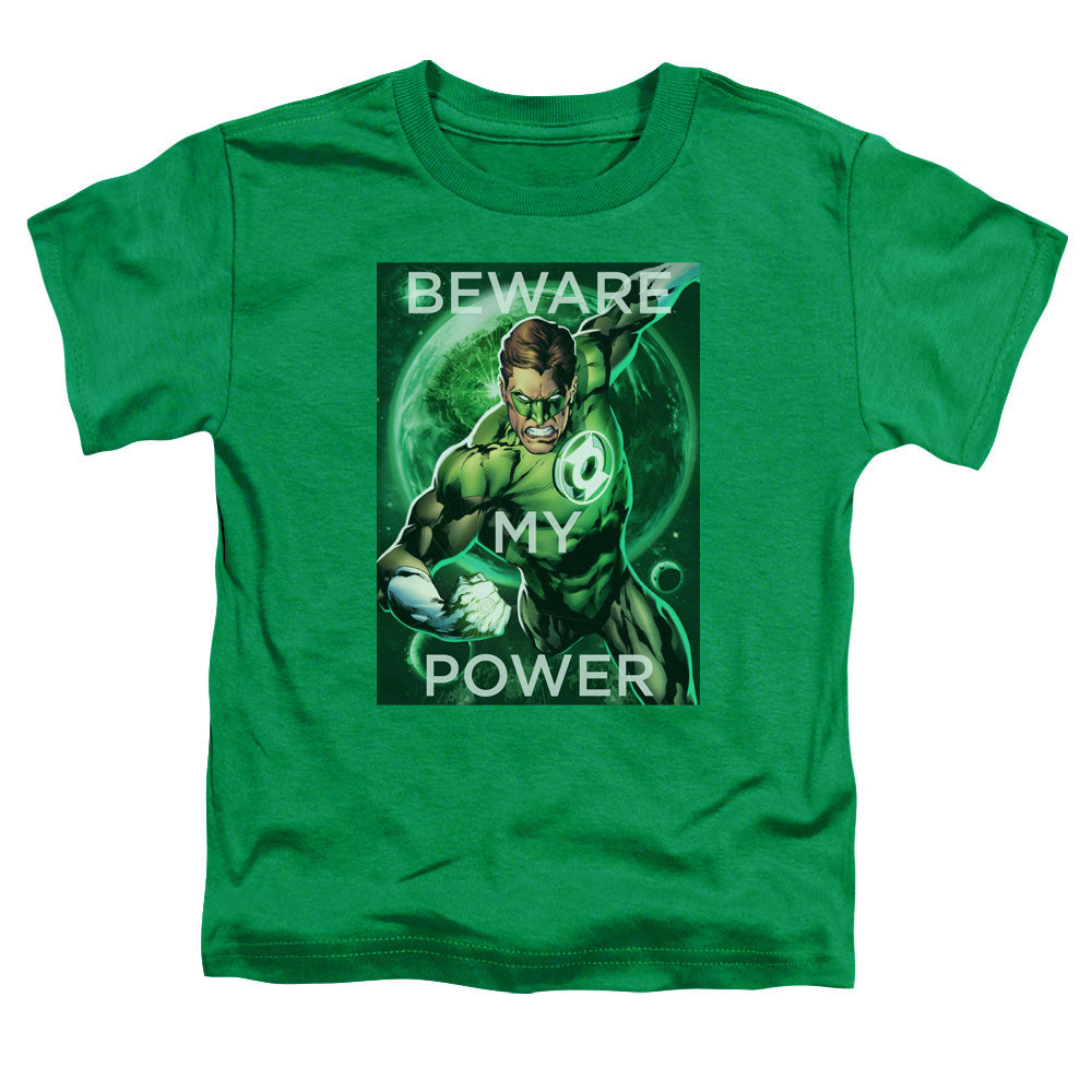 DC Comics Power Toddler Kids Youth T Shirt Kelly Green Officially Licensed