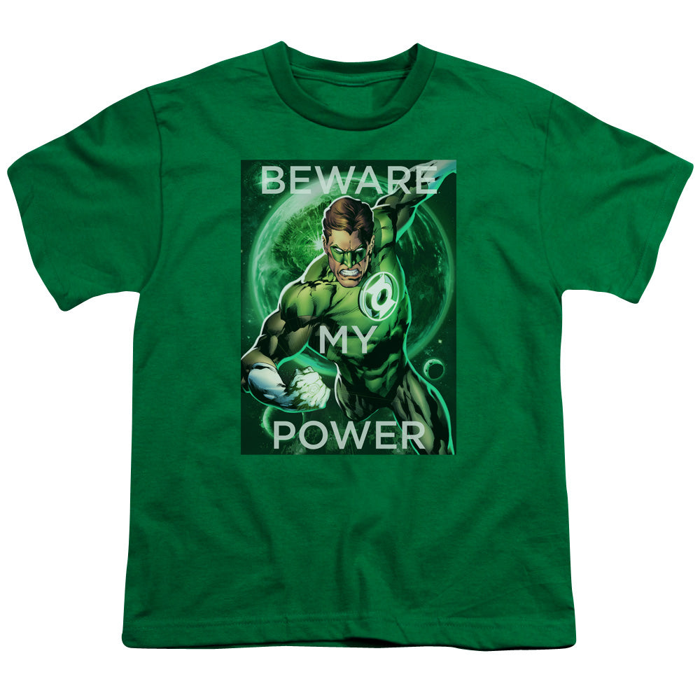 DC Comics Power Kids Youth T Shirt Kelly Green Officially Licensed