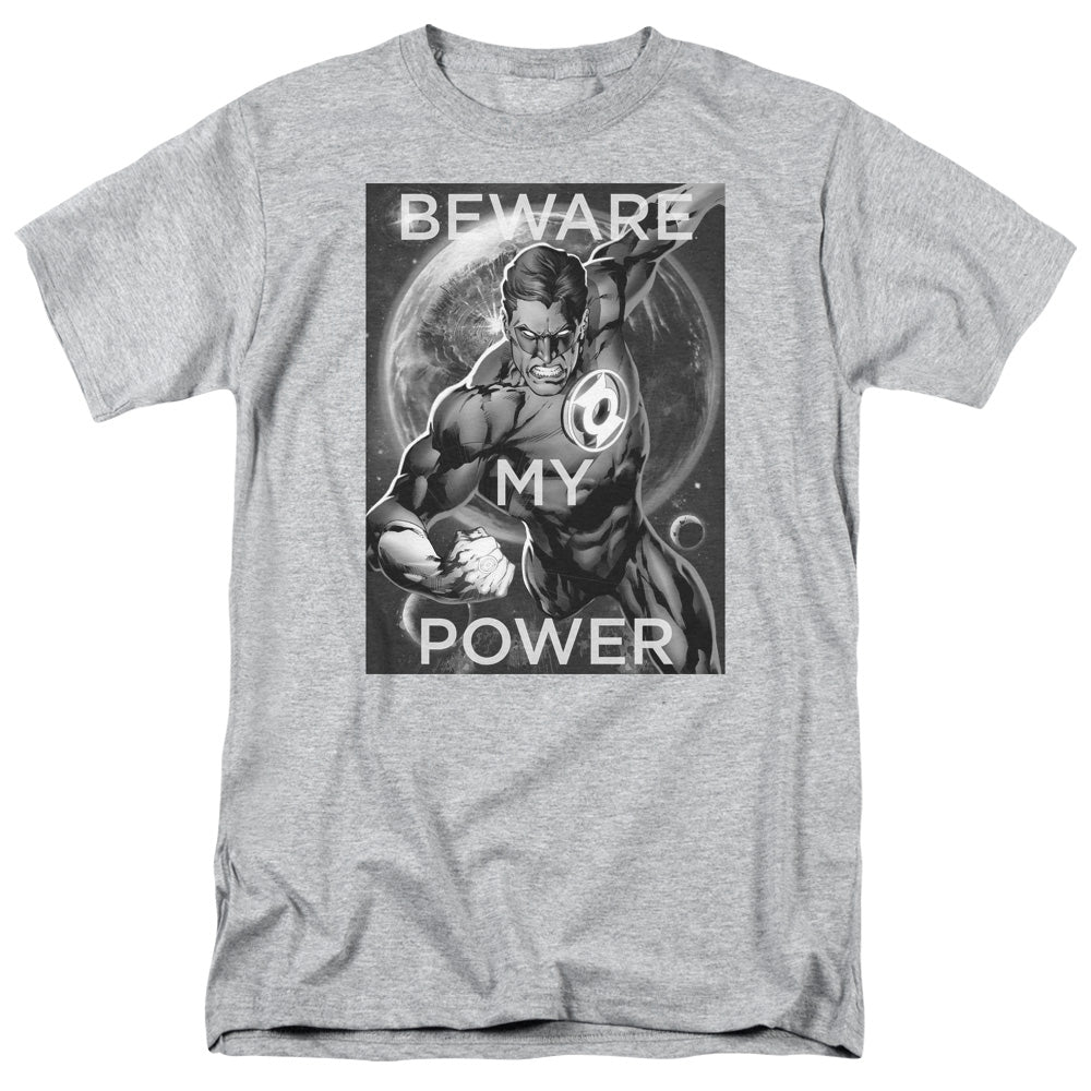 DC Comics Power Mens T Shirt Athletic Heather Officially Licensed