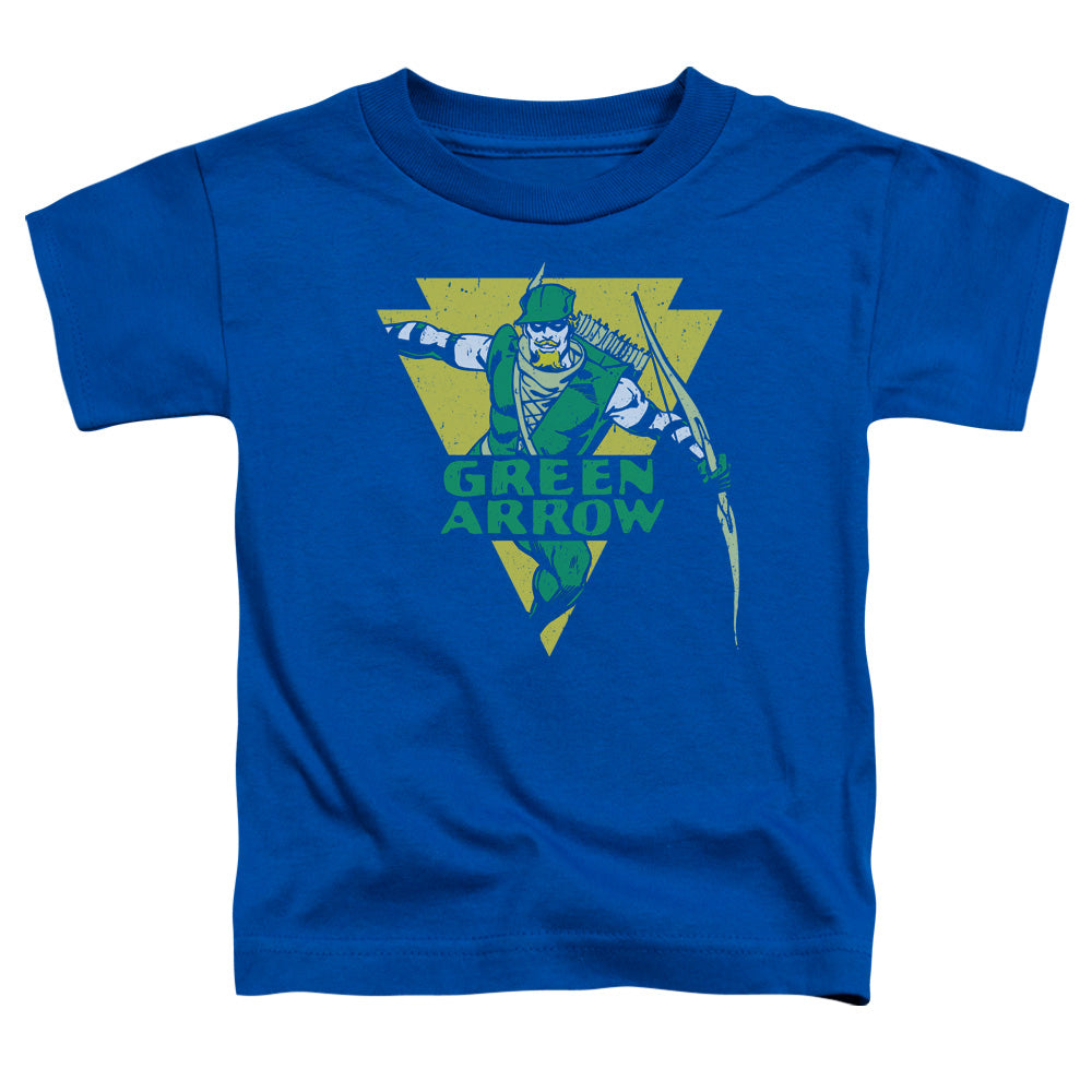 DC Comics Distressed Arrow Toddler Kids Youth T Shirt Royal Blue Officially Licensed