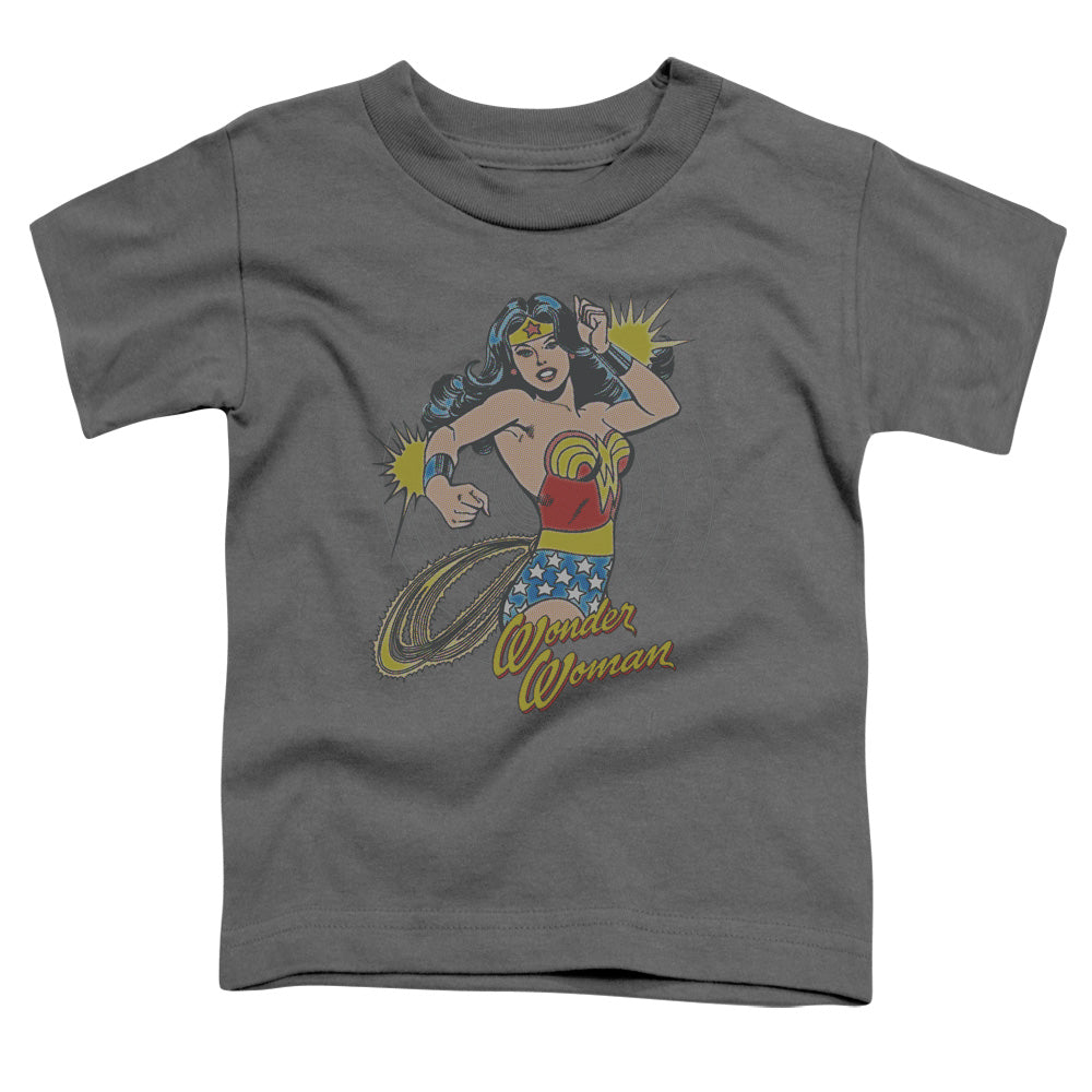 DC Comics Spinning Toddler Kids Youth T Shirt Charcoal Officially Licensed