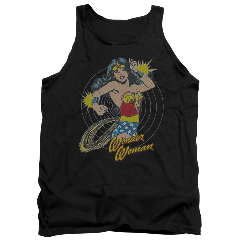 Dc Spinning Mens Tank Top Shirt Black Officially Licensed