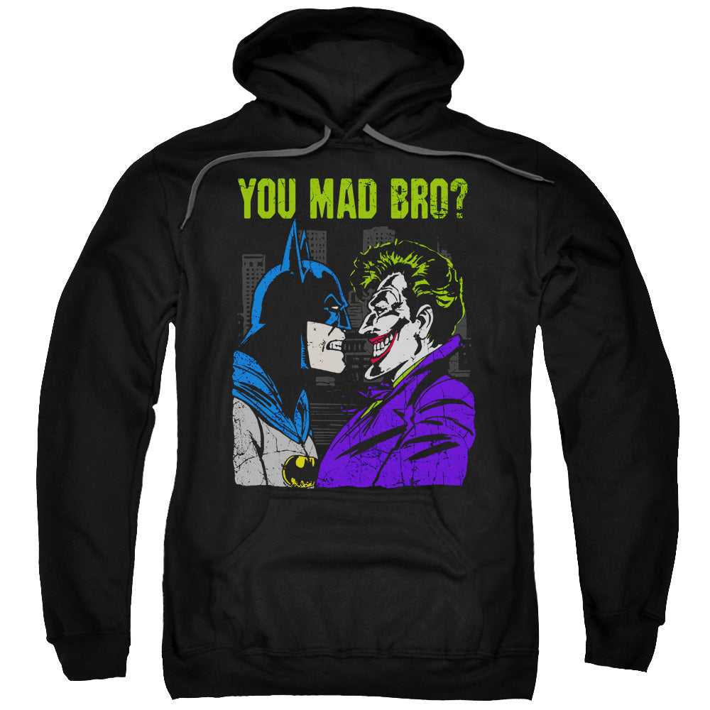DC Comics Mad Bro Mens Hoodie Black Officially Licensed